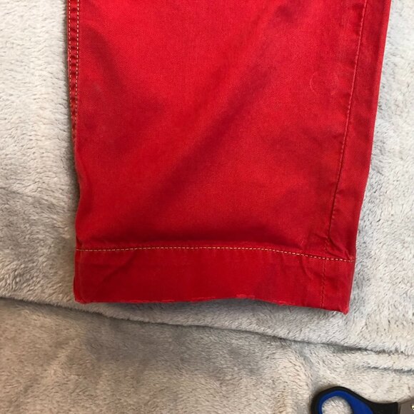 Robert Graham Mens Pants 40x35 Red Slim Fit Jeano Style Cotton Casual Trousers - Picture 8 of 16